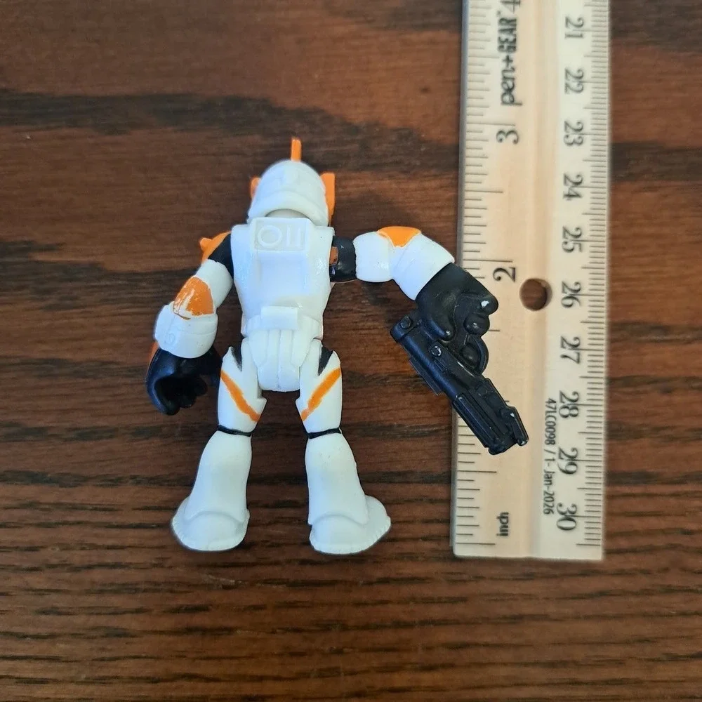 Star Wars Galactic Heroes 212th Attack Battalion Clone Trooper Orange Figure 2